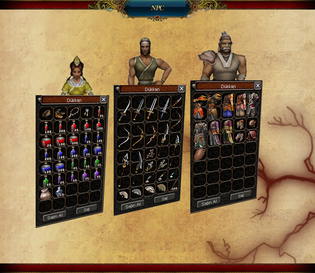emek 1-99 pvp serverler